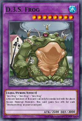 D.3.S. Frog Yu-Gi-Oh card
