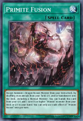 Primite Fusion Yu-Gi-Oh card