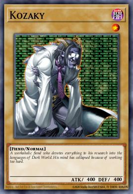 Kozaky Yu-Gi-Oh card