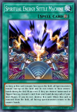 Spiritual Energy Settle Machine Yu-Gi-Oh card