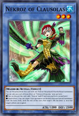 Nekroz of Clausolas Yu-Gi-Oh card