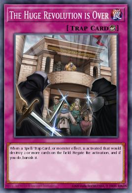 The Huge Revolution is Over Yu-Gi-Oh card
