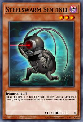 Steelswarm Sentinel Yu-Gi-Oh card