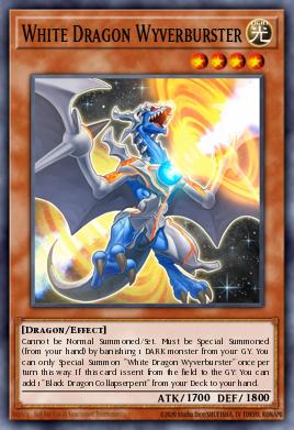 White Dragon Wyverburster Yu-Gi-Oh card