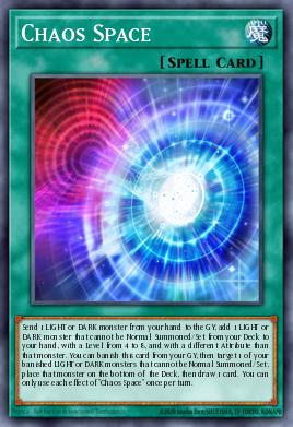Chaos Space Yu-Gi-Oh card