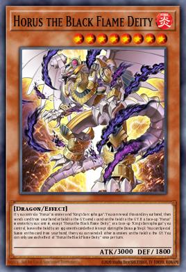 Horus the Black Flame Deity Yu-Gi-Oh card