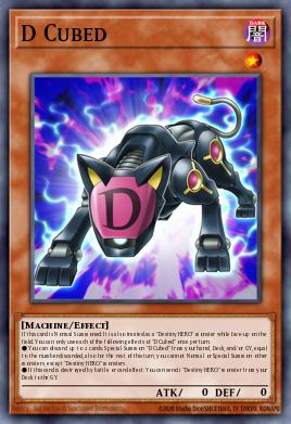 D Cubed Yu-Gi-Oh card