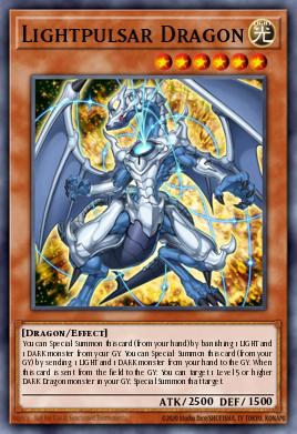 Lightpulsar Dragon Yu-Gi-Oh card