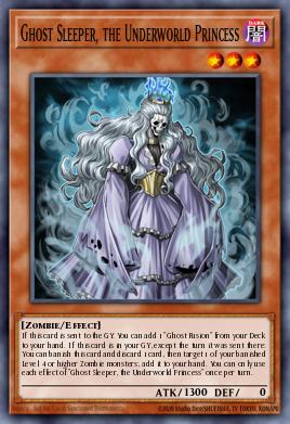 Ghost Sleeper, the Underworld Princess Yu-Gi-Oh card