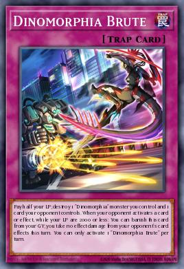 Dinomorphia Brute Yu-Gi-Oh card