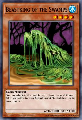 Beastking of the Swamps Yu-Gi-Oh card