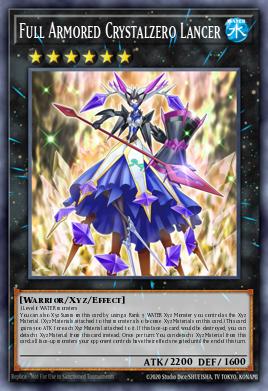 Full Armored Crystalzero Lancer Yu-Gi-Oh card