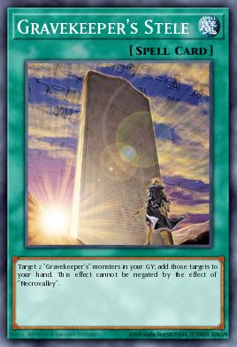 Gravekeeper's Stele Yu-Gi-Oh card