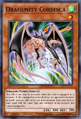 Dragunity Corsesca Yu-Gi-Oh card