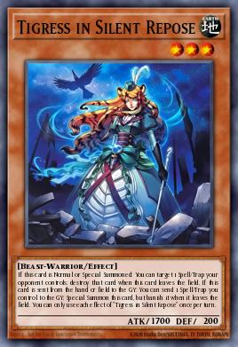Tigress in Silent Repose Yu-Gi-Oh card
