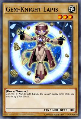 Gem-Knight Lapis Yu-Gi-Oh card