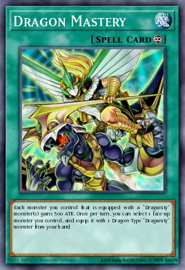 Dragon Mastery Yu-Gi-Oh card