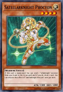 Satellarknight Procyon Yu-Gi-Oh card