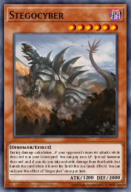 Stegocyber Yu-Gi-Oh card