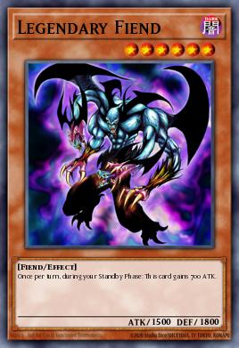 Legendary Fiend Yu-Gi-Oh card
