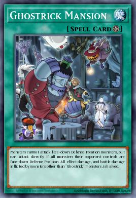 Ghostrick Mansion Yu-Gi-Oh card