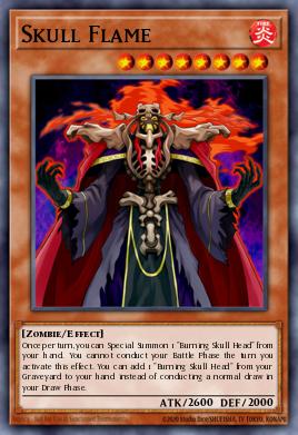 Skull Flame Yu-Gi-Oh card