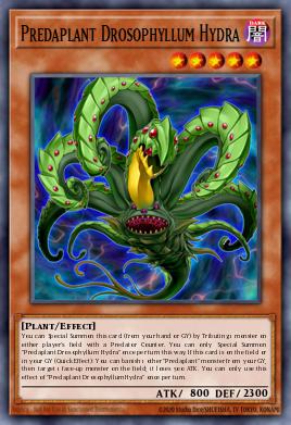 Predaplant Drosophyllum Hydra Yu-Gi-Oh card