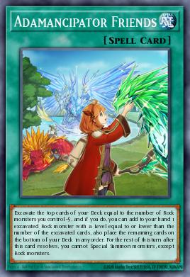 Adamancipator Friends Yu-Gi-Oh card