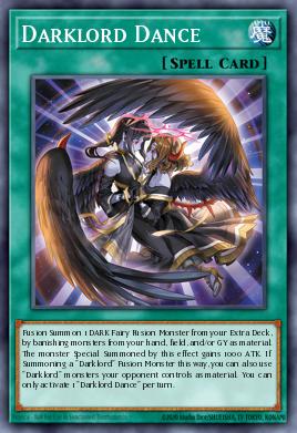 Darklord Dance Yu-Gi-Oh card