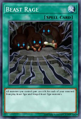 Beast Rage Yu-Gi-Oh card